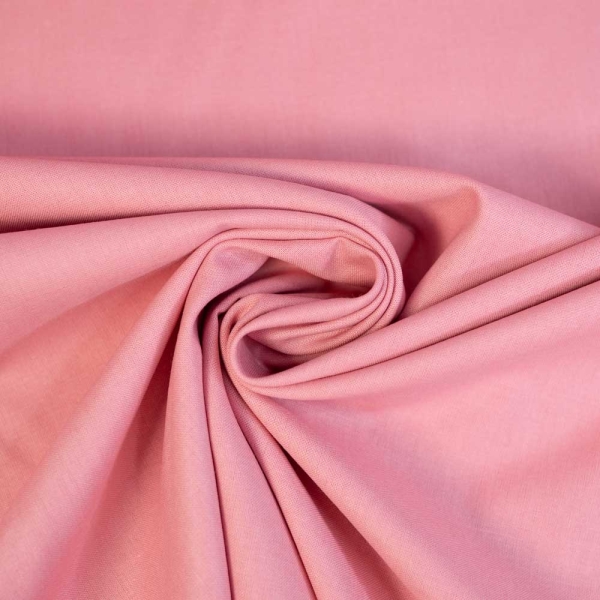 Edle Baumwollwebware Uni altrosa