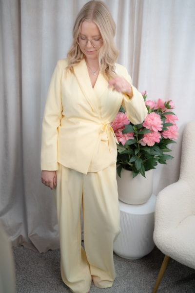 Culotte Palazzohose pastellgelb