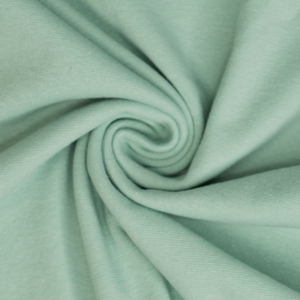 50cm Zuschnitt Feinstrick Bündchen rauchiges mint