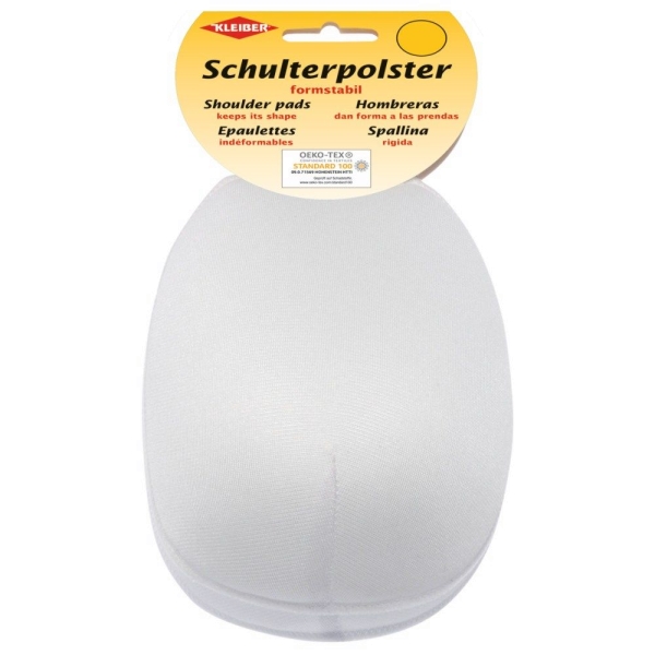 Kleiber Schulterpolster Satin Raglan weiß
