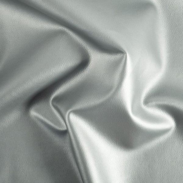 Kunstleder Schwer silber