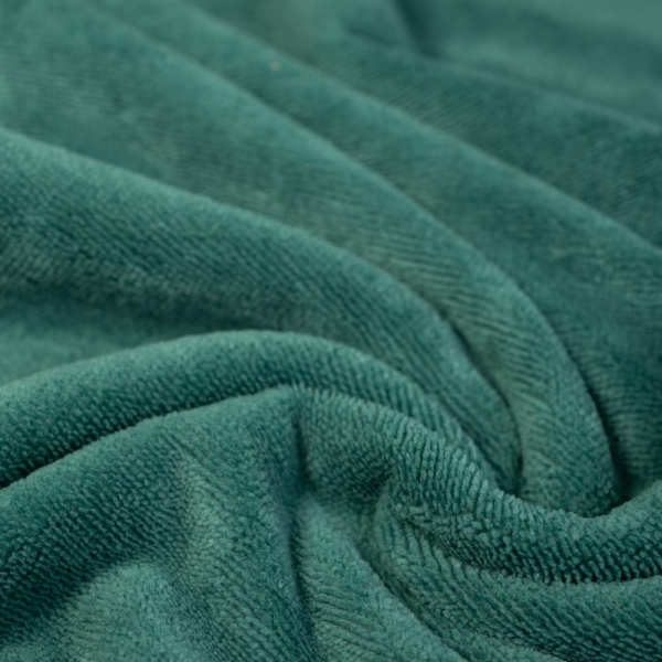 Bamboo Fleece Doubleface petrol