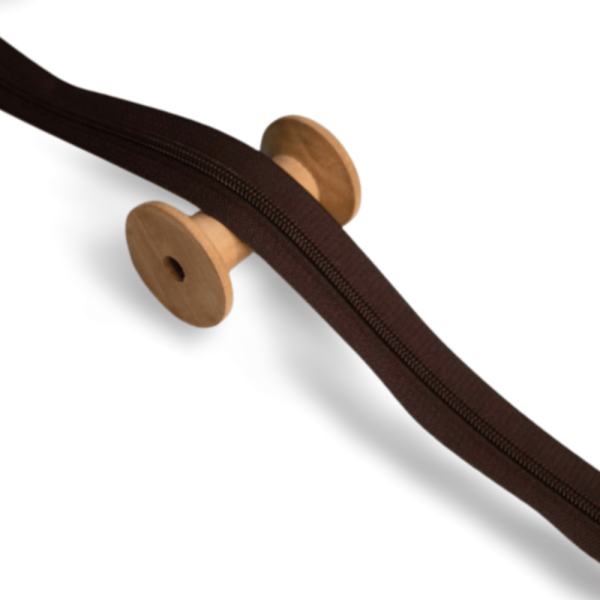Reißverschluss 4,2mm dunkelbraun