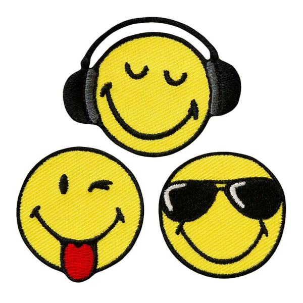Applikation Smiley cool