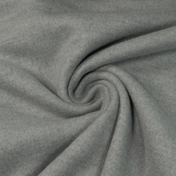 Mantelstoff Wool Touch grau
