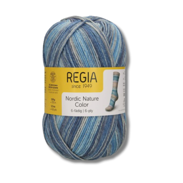 Regia 150gr Sockenwolle 6-fädig Nordic Nature Color 6105