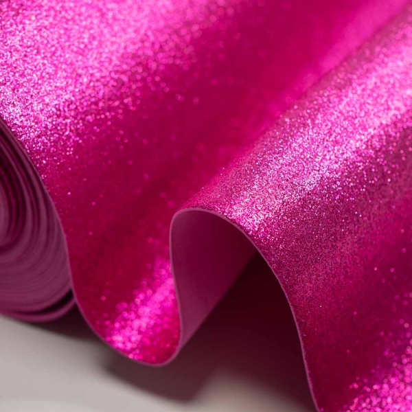 Glitzer Moosgummi Goma Eva 2mm pink