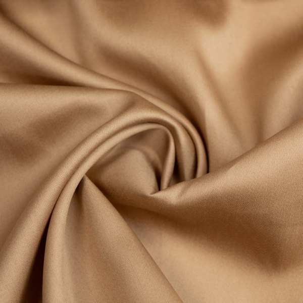 4,20m Zuschnitt Baumwollsatin Luxury Soft sand