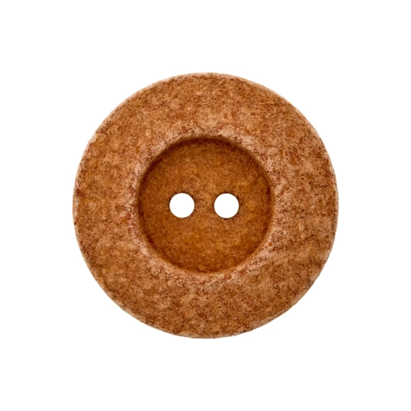 Knopf 2-Loch 25mm braun