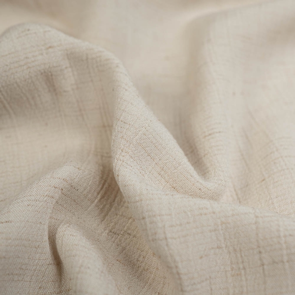 Viskose Leinen Crinkle natur
