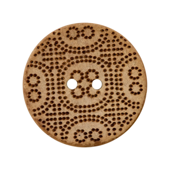 Prym Kokosknopf Ornament 28mm braun