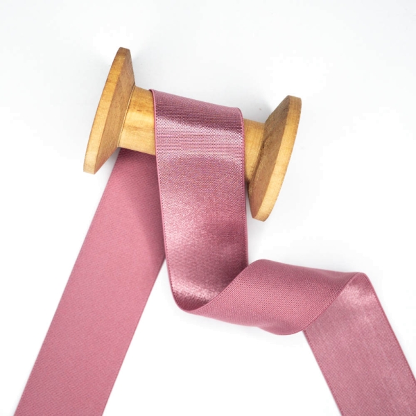 Satin Gummiband Deluxe altrosa