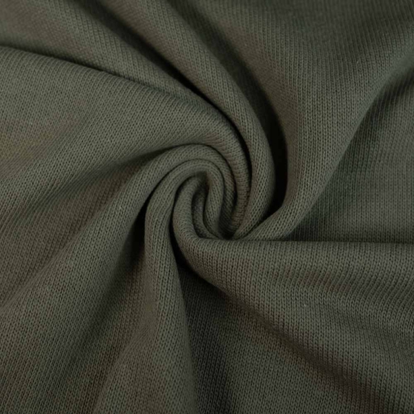 Baumwoll Feinstrick Premium khaki