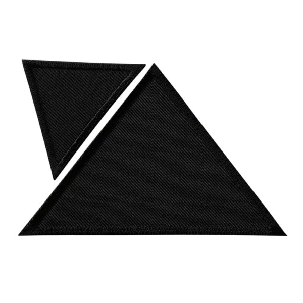Applikation Dreiecke schwarz