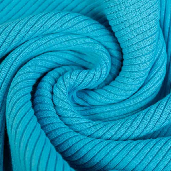 Grobstrick Bündchen aqua