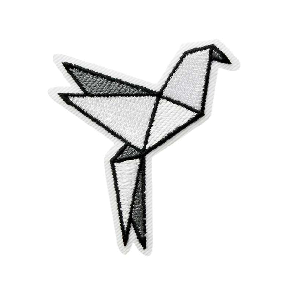 Applikation Origami-Vogel