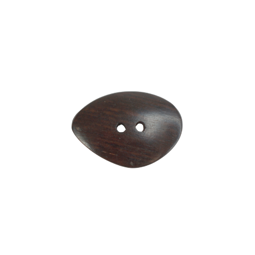 Prym Holzknopf oval 40mm Dunkelbraun
