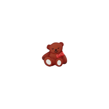 Prym Kinderknopf Bärchen 19mm mittel braun