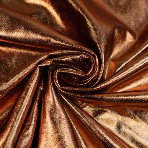 Folienjersey Metallic bronze