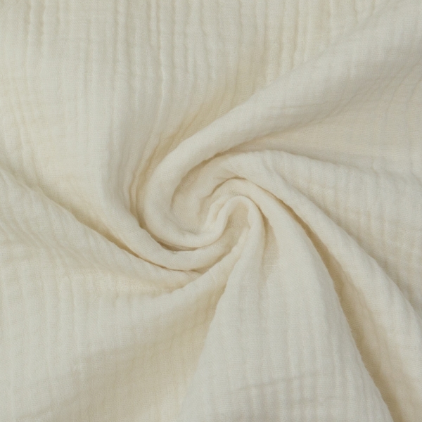 Bio-Musselin Double ivory
