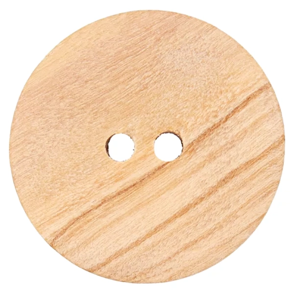Holzknopf rund 28mm beige