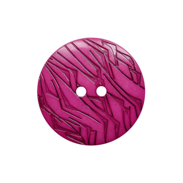 Modeknopf Gemustert 18 mm pink