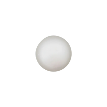 Prym Knopf Perlenoptik rund 11mm weiß
