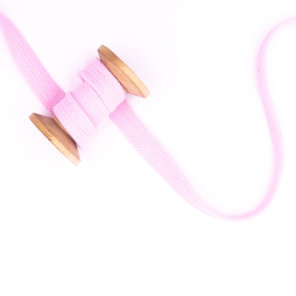 Flachkordel 20mm - Hoodie Kordel rosa