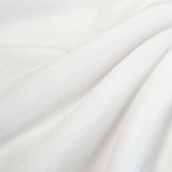Velours Fleece weiß