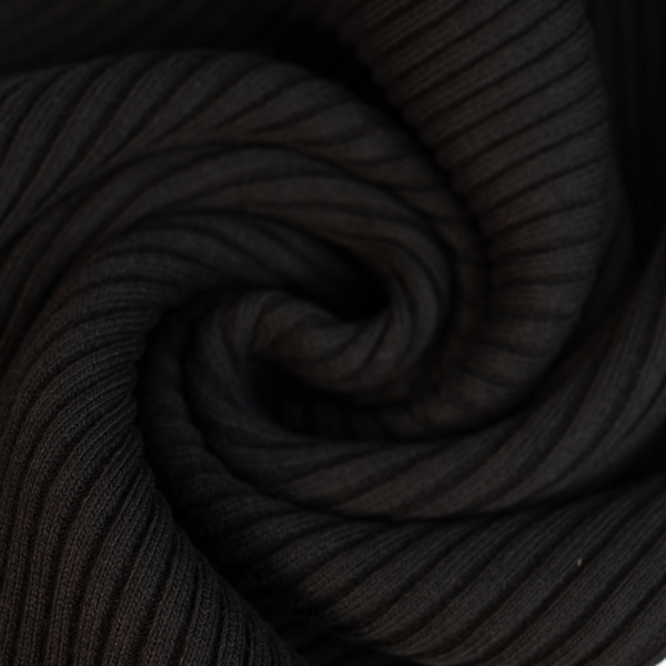 Grobstrick Bündchen schwarz