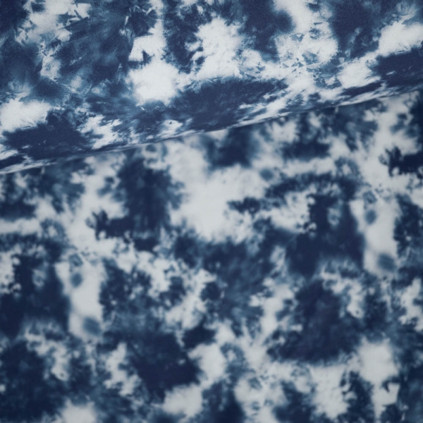 Softshell Batik blau