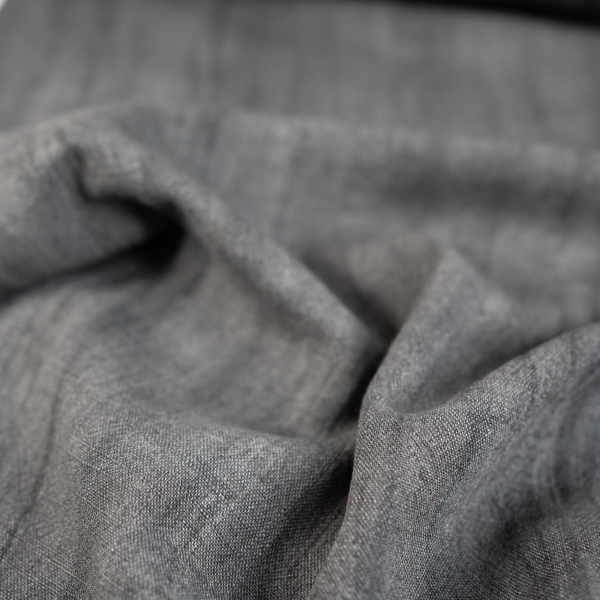 Leinen Washed Look schwarz