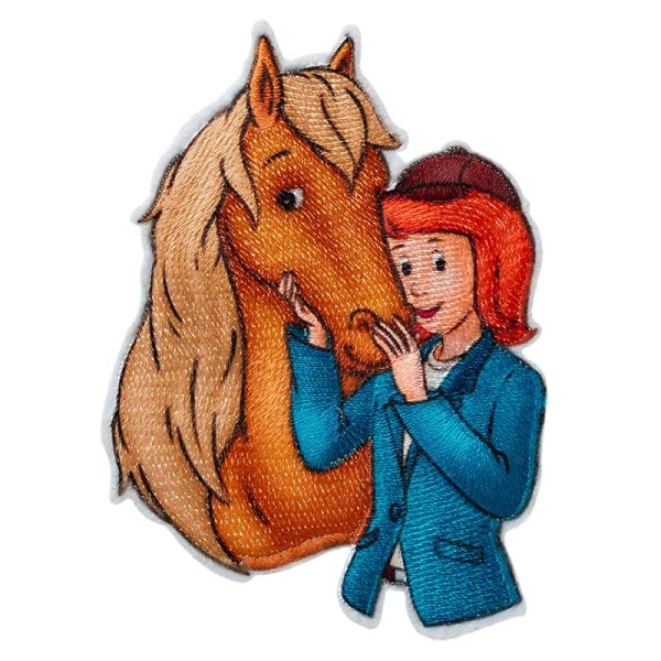 Applikation Bibi und Tina Pferd und Tina