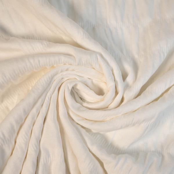 Baumwolljersey Smoked-Stripes ecru