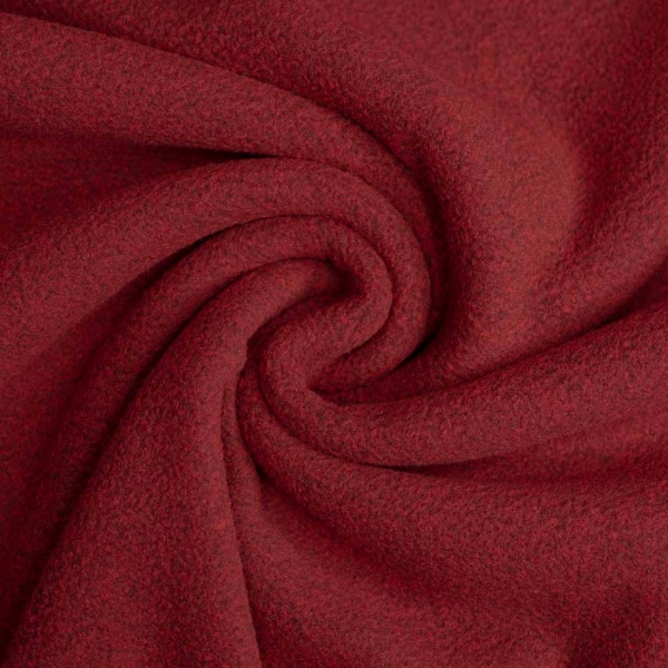 Active Fleece melange dunkelrot