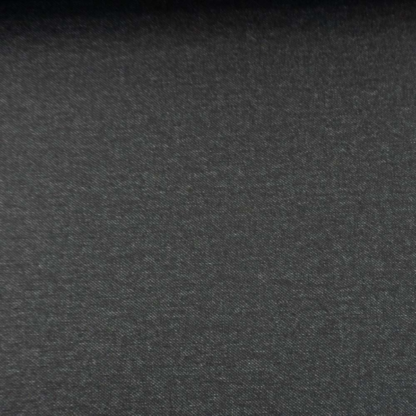 70cm Reststück Romanit Jersey Denimlook schwarz