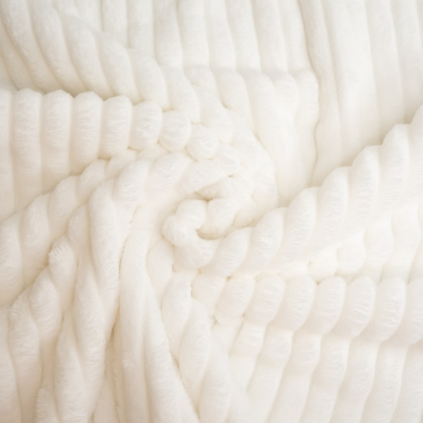 Cord-Look Fleece ecru