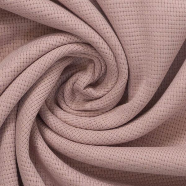 Waffeljersey Baumwolle altrosa