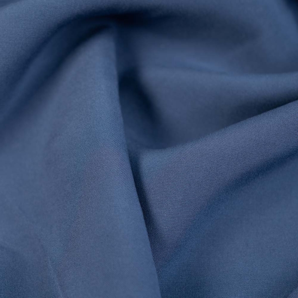 Viskose Popeline Laura jeansblau dunkel