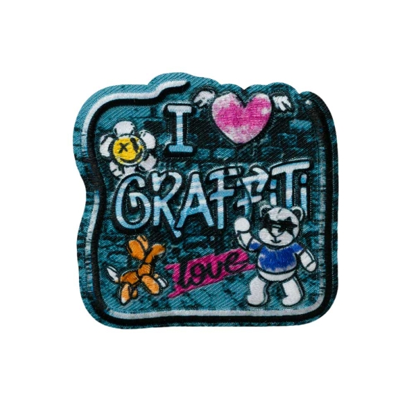 Applikation Graffiti Ballons