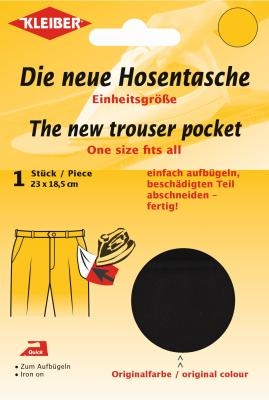Kleiber Quick-Ersatzhosentasche schwarz
