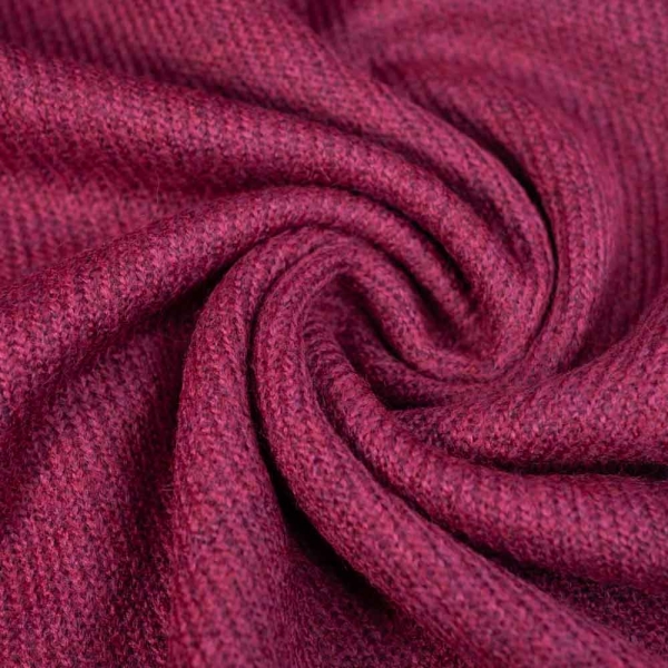 Strickstoff Bordeaux Melange