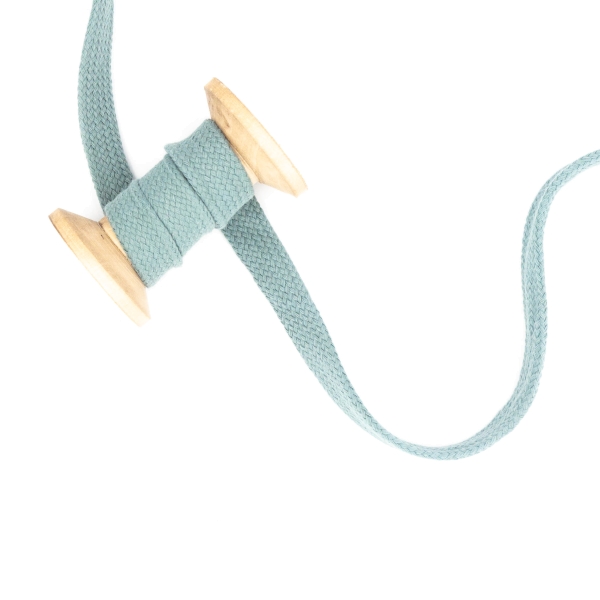Flachkordel 20mm - Hoodie Kordel dusty mint