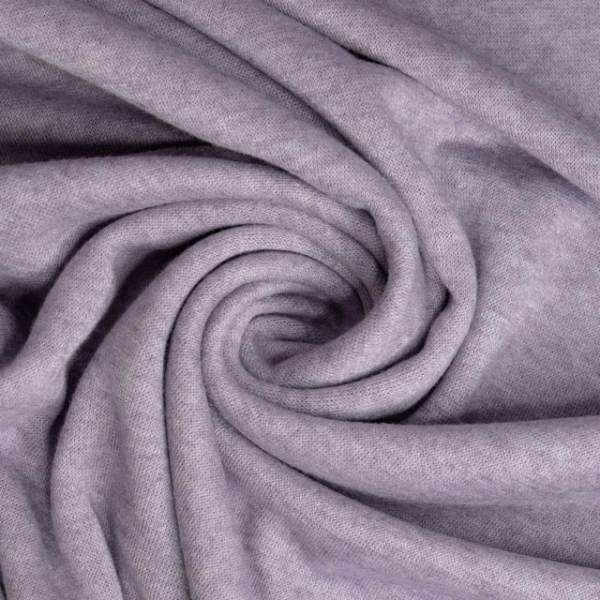 Strickjersey Cuddly Soft Meliert flieder