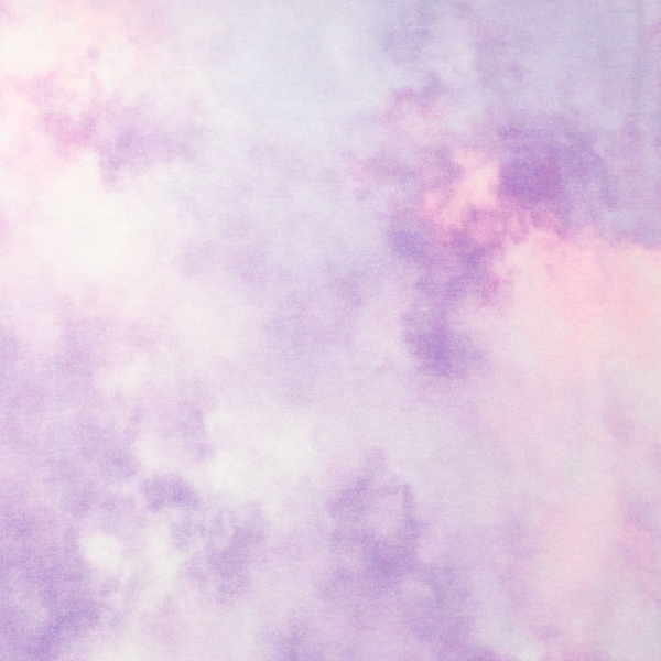 Bio-Baumwolljersey Tie-Dye flieder