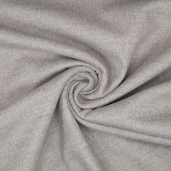 Mantelstoff Velour Meliert beige