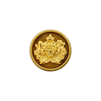 Prym Trachtenknopf Wappen 20mm altgold