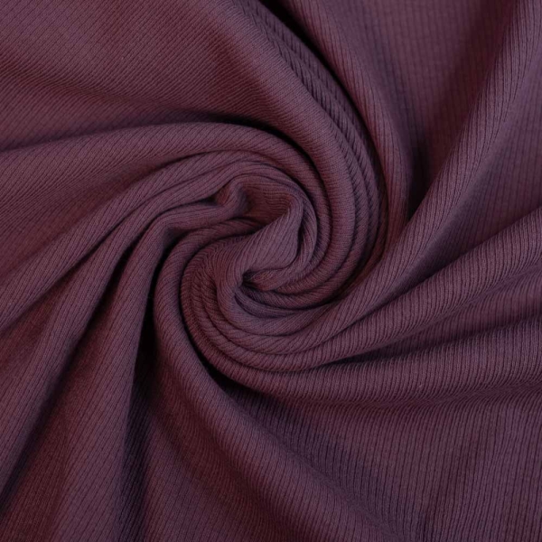 Baumwolljersey Ripp mauve