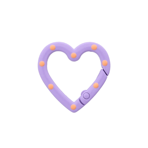 Prym Karabinerhaken Herz 19mm flieder