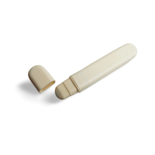 EvLis Kreiderad Stift mit Zahnrad weiß